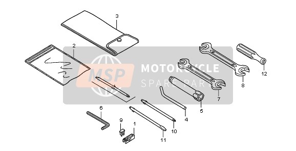 Honda SH125D 2009 Outils pour un 2009 Honda SH125D